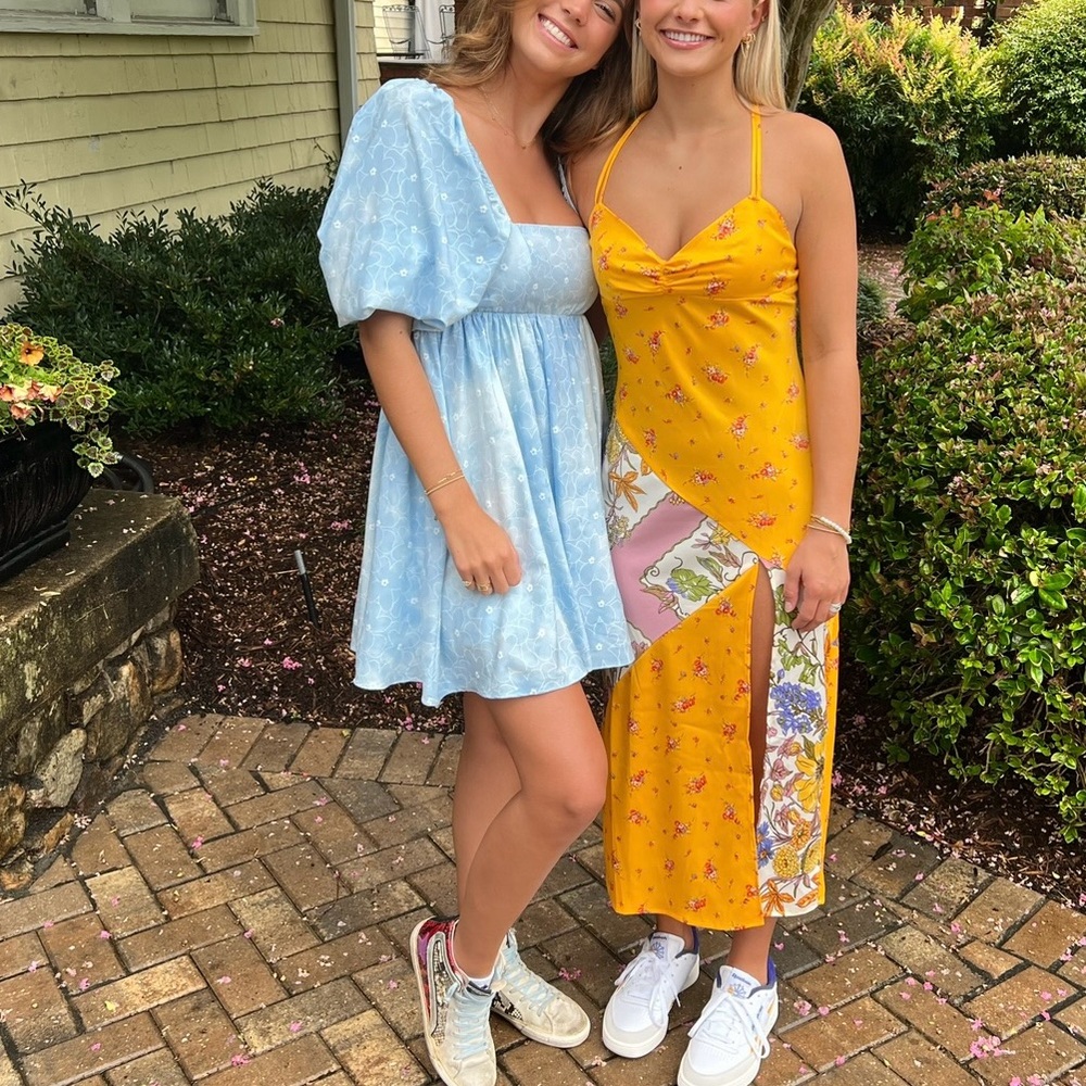 Blue dress